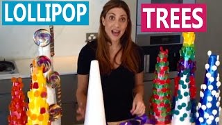 How To: DIY Lollipop Trees / Sweet Stand for a Candy Buffet